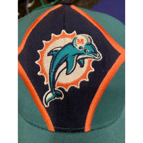 Vtg Miami Dolphins Strapback‎ Starter 90s NFL Pro Line The Right Hat Strapback - Picture 8 of 9